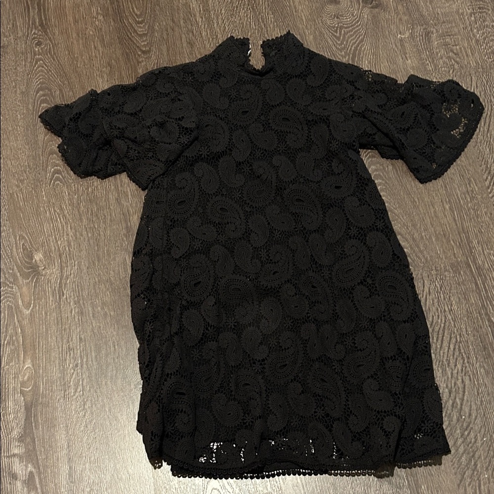 The Kooples Black Lace Mini Dress
